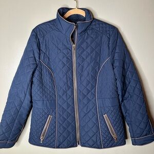 Jaclyn Smith Collection Diamond Quilted Jacket